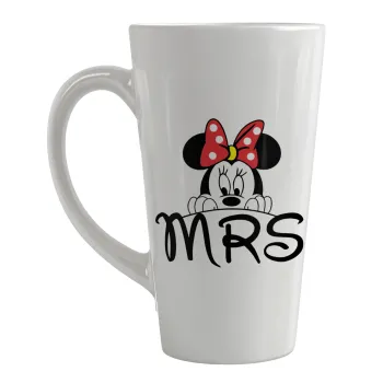 Minnie Mrs, Κούπα κωνική Latte Μεγάλη, κεραμική, 450ml