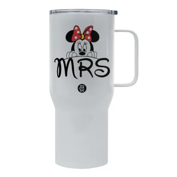 Minnie Mrs, Tumbler με καπάκι, διπλού τοιχώματος (θερμό) 750L