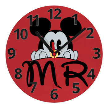 Mikey Mr, Ρολόι τοίχου γυάλινο (20cm)