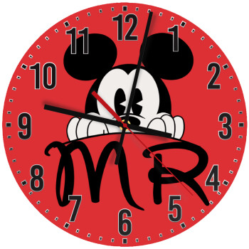Mikey Mr, Ρολόι τοίχου ξύλινο (30cm)