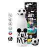 Soccer Metal mug thermos, double wall, 550ml