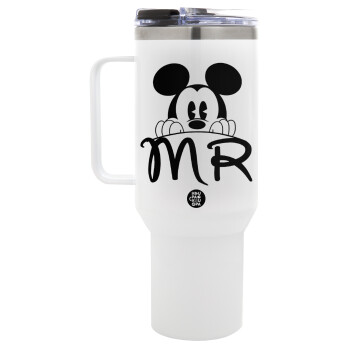 Mikey Mr, Mega Tumbler με καπάκι, διπλού τοιχώματος (θερμό) 1,2L