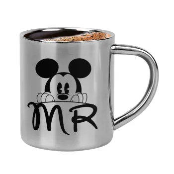 Mikey Mr, Κουπάκι μεταλλικό διπλού τοιχώματος για espresso (220ml)