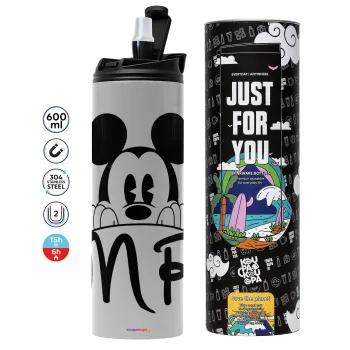 Mikey Mr, Tumbler stainless steel GREY 600ml