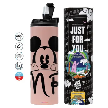 Mikey Mr, Tumbler stainless steel PINK 600ml