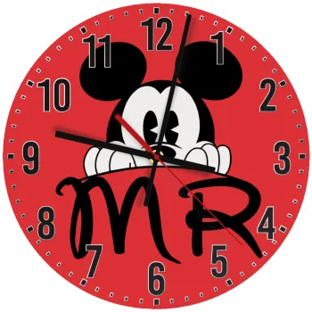 Mikey Mr, Ρολόι τοίχου ξύλινο (30cm)