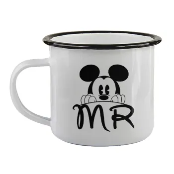 Mikey Mr, Κούπα εμαγιέ με μαύρο χείλος 360ml