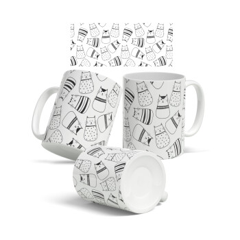 Cute cats, Κούπα, κεραμική, 330ml