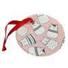 Christmas ornament glass 9cm