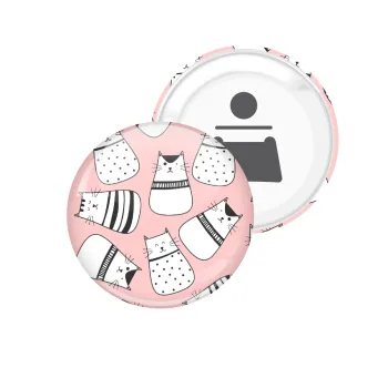 Cute cats, Μαγνητάκι και ανοιχτήρι μπύρας στρογγυλό διάστασης 5,9cm