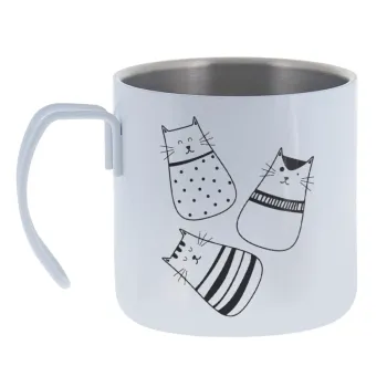 Cute cats — Κούπα Ανοξείδωτη διπλού τοιχώματος 400ml