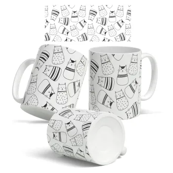 Cute cats, Κούπα, κεραμική, 330ml