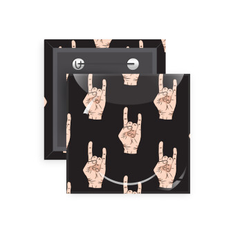 Rock hands, Κονκάρδα παραμάνα τετράγωνη 5x5cm