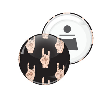 Rock hands, Μαγνητάκι και ανοιχτήρι μπύρας στρογγυλό διάστασης 5,9cm