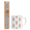 Easter Set, Ceramic Cup (330ml) & Easter aromatic flat candle (30cm) (GRAY)