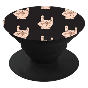 Rock hands, Phone Holders Stand  Μαύρο Βάση Στήριξης Κινητού στο Χέρι