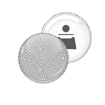 Doodle Maze, Μαγνητάκι και ανοιχτήρι μπύρας στρογγυλό διάστασης 5,9cm