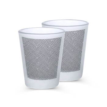 Doodle Maze, Σφηνοπότηρα γυάλινα 45ml του πάγου (2 τεμάχια)