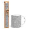 Easter Set, Ceramic Cup (330ml) & Easter aromatic flat candle (30cm) (GRAY)