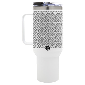 Doodle Maze, Mega Tumbler με καπάκι, διπλού τοιχώματος (θερμό) 1,2L