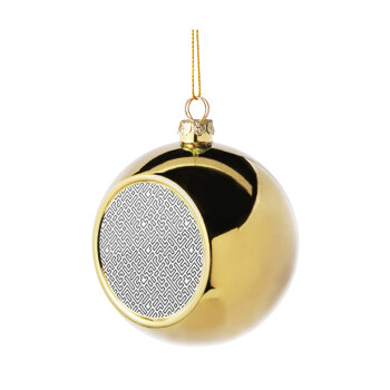 Doodle Maze, Χριστουγεννιάτικη μπάλα δένδρου Χρυσή 8cm
