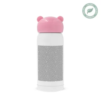 Doodle Maze, Ροζ ανοξείδωτο παγούρι θερμό (Stainless steel), 320ml