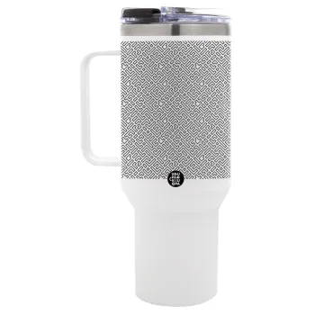 Doodle Maze, Mega Tumbler με καπάκι, διπλού τοιχώματος (θερμό) 1,2L