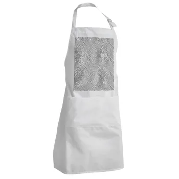 Doodle Maze, Adult Chef Apron (with sliders and 2 pockets)