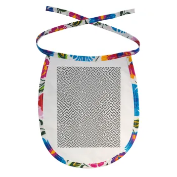 Doodle Maze, Σαλιάρα μωρού αλέκιαστη με κορδόνι Χρωματιστή