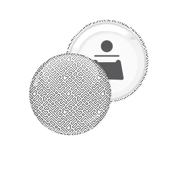 Doodle Maze, Μαγνητάκι και ανοιχτήρι μπύρας στρογγυλό διάστασης 5,9cm