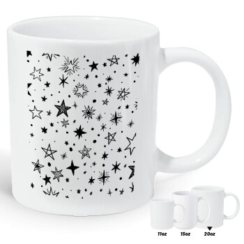 Doodle Stars, Κούπα Giga, κεραμική, 590ml