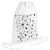 Backpack pouch GYMBAG white (28x40cm)