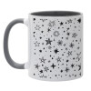 Mug colored grey, ceramic, 330ml