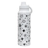 1L Stainless Steel Thermal Bottle with Phone Holder & Double Wall Insulation