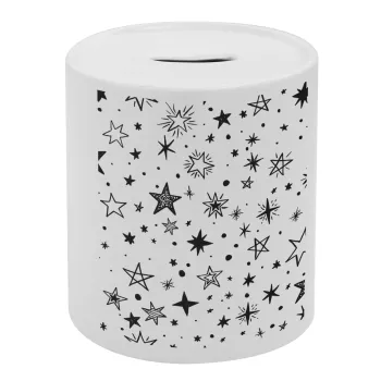 Doodle Stars, Κουμπαράς πορσελάνης με τάπα