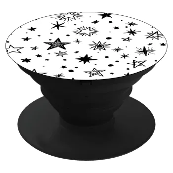 Doodle Stars, Phone Holders Stand  Μαύρο Βάση Στήριξης Κινητού στο Χέρι