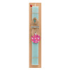 Easter Set, wooden keychain & aromatic flat Easter candle (30cm) (TURQUOISE)