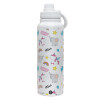 1L Stainless Steel Thermal Bottle with Phone Holder & Double Wall Insulation