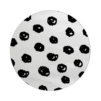 Doodle Dots, Επιφάνεια κοπής γυάλινη στρογγυλή (30cm)