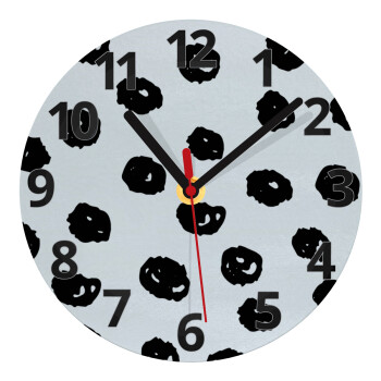 Doodle Dots, Ρολόι τοίχου γυάλινο (20cm)