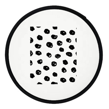 Doodle Dots, Βεντάλια υφασμάτινη αναδιπλούμενη με θήκη (20cm)