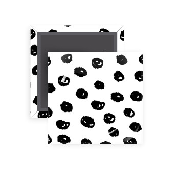Doodle Dots, Μαγνητάκι ψυγείου τετράγωνο διάστασης 5x5cm