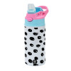 Children's hot water bottle, stainless steel, with safety straw, Pink/BlueCiel (360ml) BPA FREE