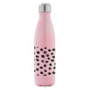 Metal mug thermos Pink Iridiscent (Stainless steel), double wall, 500ml