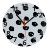 Ρολόι τοίχου γυάλινο (20cm)