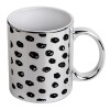 Mug ceramic, silver mirror, 330ml