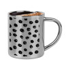 Double-wall metal cup for espresso (220ml)