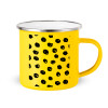 Yellow Enamel Metallic Cup 360ml