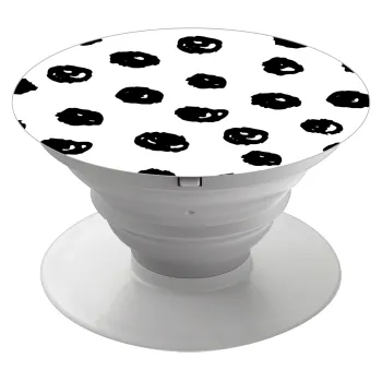 Doodle Dots, Phone Holders Stand  Λευκό Βάση Στήριξης Κινητού στο Χέρι