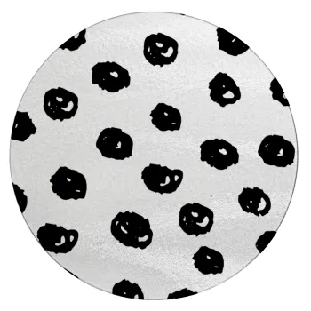 Doodle Dots, Επιφάνεια κοπής γυάλινη στρογγυλή (30cm)